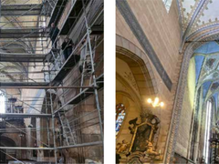Kostelu sv. Gotharda ve Slaném se dostalo zasloužené péče restaurátorů. Nemalovalo se tu více než sto let