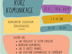 Komunitní centrum Židlochovice chystá řadu zajímavých akcí
