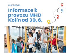 Od začátku tohoto měsíce platí v Kolíně výlukové jízdní řády MHD
