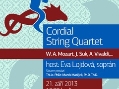 Do Velké Bíteše zavítá Cordial Strinq Quartet