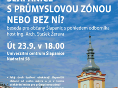 Ve Šlapanicích se bude veřejně diskutovat o rozvoji města