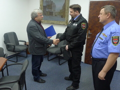 Ve Vyškově proběhlo slavnostní předání osvědčení policejním nováčkům