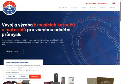 Webové stránky Best - Business,a.s., Kunštát