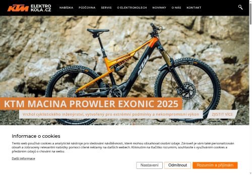 Zobrazit webové stránky KTM Elektrokola