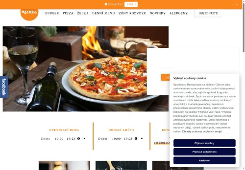 Zobrazit webové stránky Restaurant a Pizzerie Maxwell