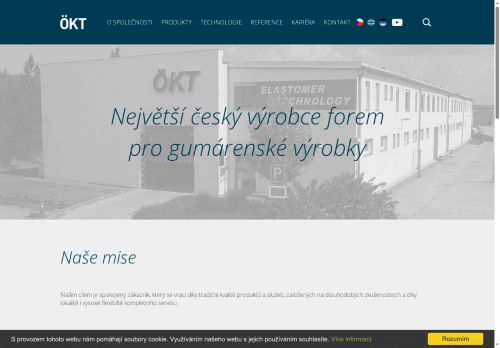 ÖKOLOGISCHE KAUTSCHUK TECHNOLOGIE s.r.o. nabízí práci na pozici Nástrojář - obsluha CNC stroje   m/ž v obci Hostim