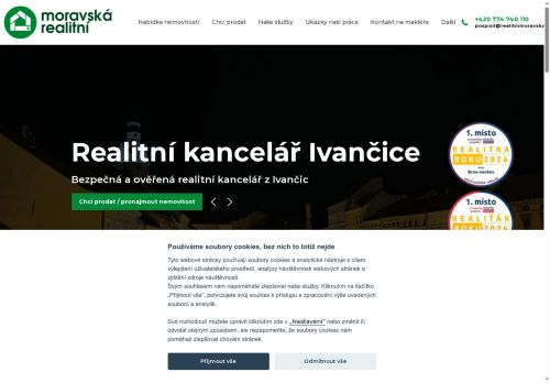 Zobrazit webové stránky Realitní kancelář Rosice - Moravská Realitní