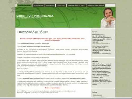 Praktický lékař pro dospělé - MUDr. Viktoria Procházková