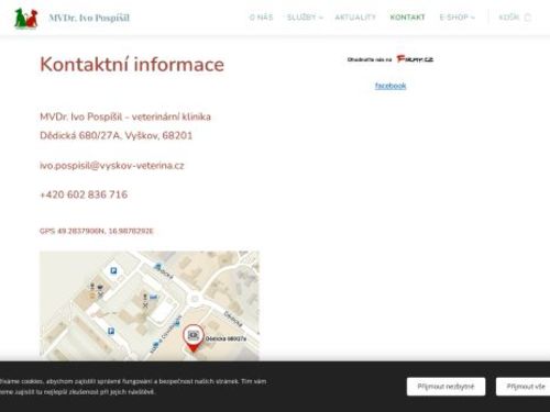Veterinární ordinace - MVDr. Ivo Pospíšil