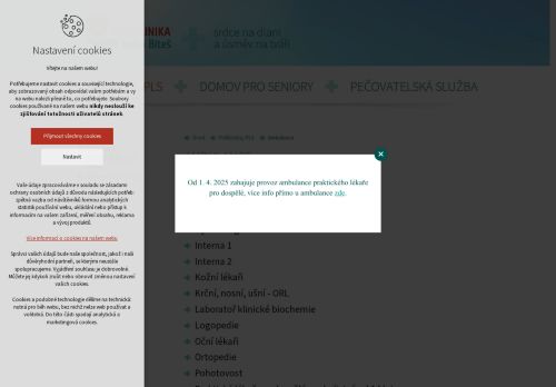 Zobrazit webové stránky Psychiatrická ordinace - MUDr. Jitka Dočekalová