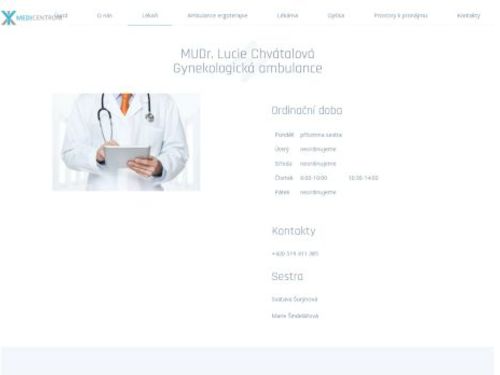 Gynekologická ambulance - MUDr. Hana Chvátalová