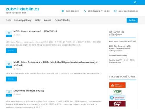 Stomatologie - MDDr. Marta Adamová