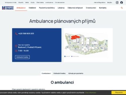 Chirurgie - ambulance plánovaných příjmů