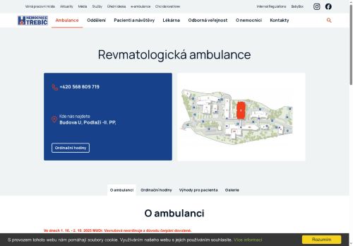 Zobrazit webové stránky Revmatologická ambulance