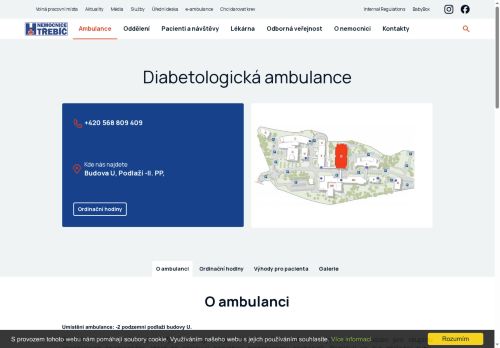 Zobrazit webové stránky Diabetologická ambulance