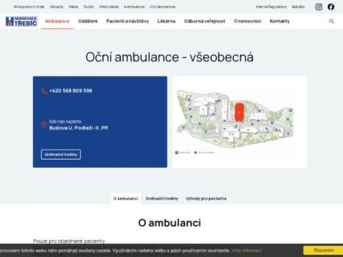Oční ambulance - všeobecná