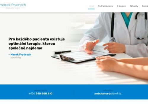 Diabetologie - MUDr. Marek Frydrych