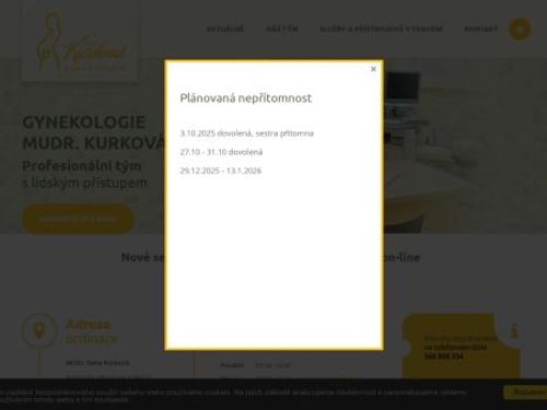 Gynekologie - MUDr. Dana Kurková