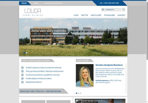 Zobrazit webové stránky Zubní klinika Louda
