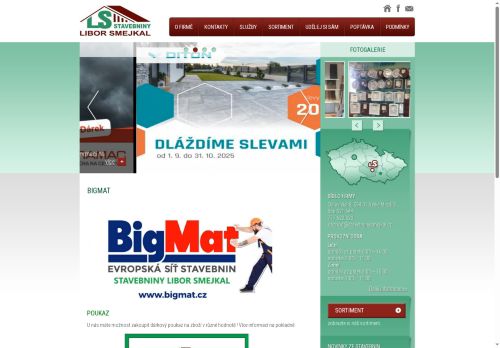 Libor Smejkal nabízí práci na pozici Řidič,skladník (m/ž) v obci Velké Meziříčí
