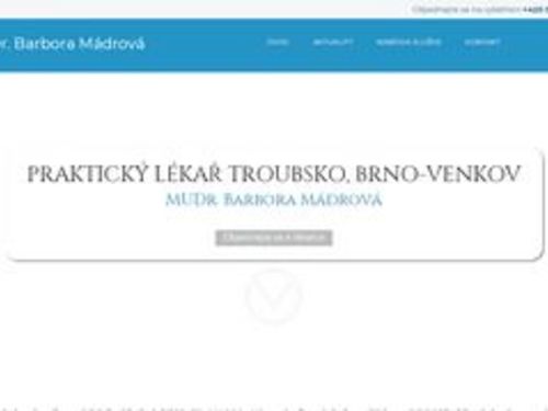 Praktický lékař - MUDr. Barbora Mádrová