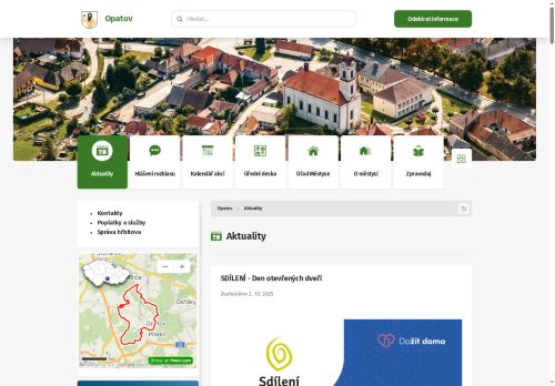 Zobrazit webové stránky Úřad městyse Opatov