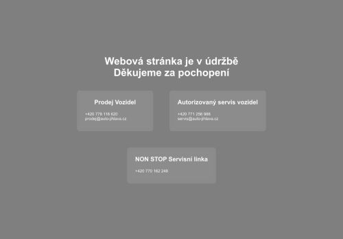 Webové stránky AUTO JIHLAVA s.r.o., Jihlava