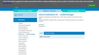 Zobrazit webové stránky Endokrinologická ambulance - MUDr. Libor Ivánek
