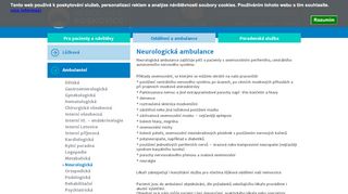 Zobrazit webové stránky Neurologická ambulance II, EMG - MUDr. Nina Pluháčková