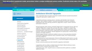 Zobrazit webové stránky Ambulance klinické logopedie - Mgr. Ivona Vitouchová