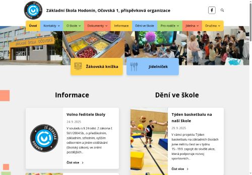 Zobrazit webové stránky Základní škola Hodonín, Očovská 1