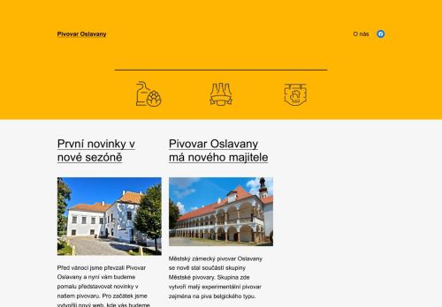 Zobrazit webové stránky Zámecký pivovar Oslavany