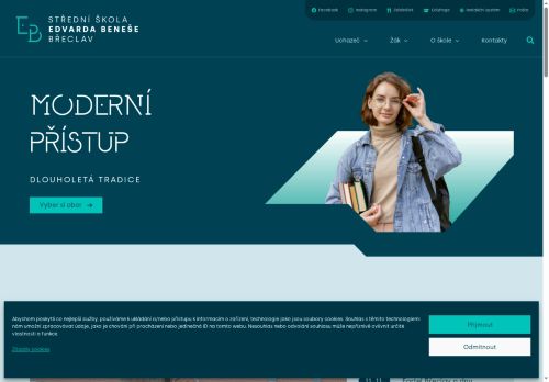 Zobrazit webové stránky Střední průmyslová škola a obchodní akademie E. Beneše Břeclav