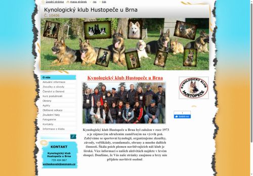 Zobrazit webové stránky Kynologický klub Hustopeče u Brna