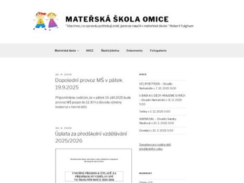 Mateřská škola Omice