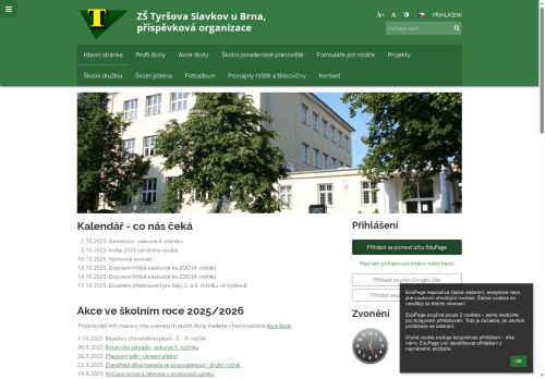 Zobrazit webové stránky Základní škola Tyršova Slavkov u Brna