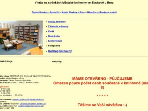 Městská knihovna ve Slavkově u Brna