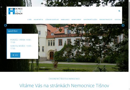 Nemocnice Tišnov, příspěvková organizace nabízí práci na pozici Fyzioterapeut/ka v obci Tišnov
