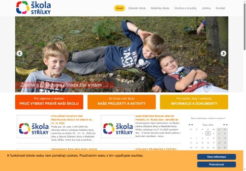 Zobrazit webové stránky Základní a Mateřská škola Střílky