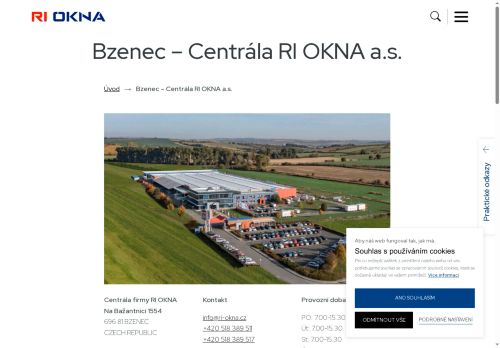 Zobrazit webové stránky RI okna Bzenec