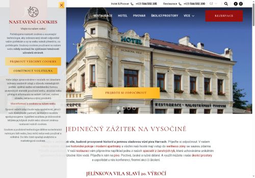 Zobrazit webové stránky Jelínkova vila