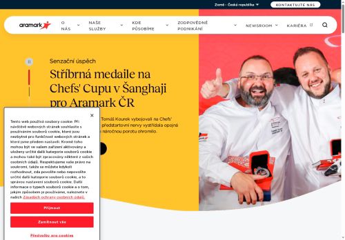 ARAMARK, s.r.o. nabízí práci na pozici Asistent/ka prodeje v obci Plazy