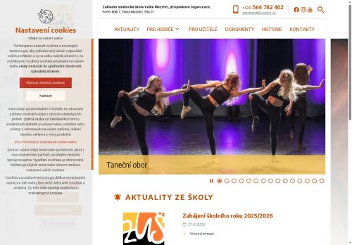 Zobrazit webové stránky ZUŠ Velké Meziříčí