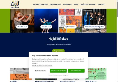 Zobrazit webové stránky Základní umělecká škola Boskovice