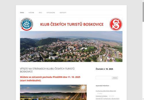 Zobrazit webové stránky Klub českých turistů Boskovice