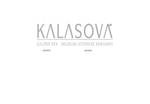 Zobrazit webové stránky Kalasová galerie Pex