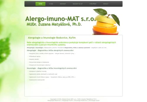 Zobrazit webové stránky Alergo-imuno-MAT s.r.o.