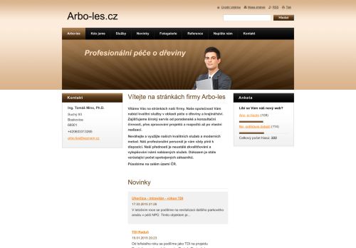 Zobrazit webové stránky Arbo-les