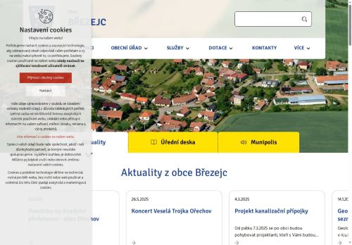 Zobrazit webové stránky Obecní úřad Březejc