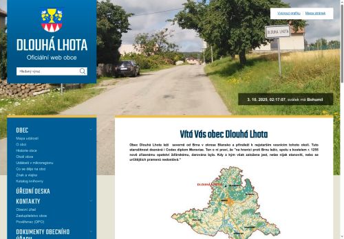 Zobrazit webové stránky Obecní úřad Dlouhá Lhota